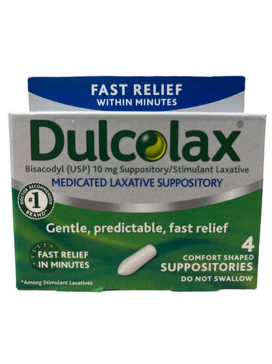 Dulcolax Medicated Laxative Suppository