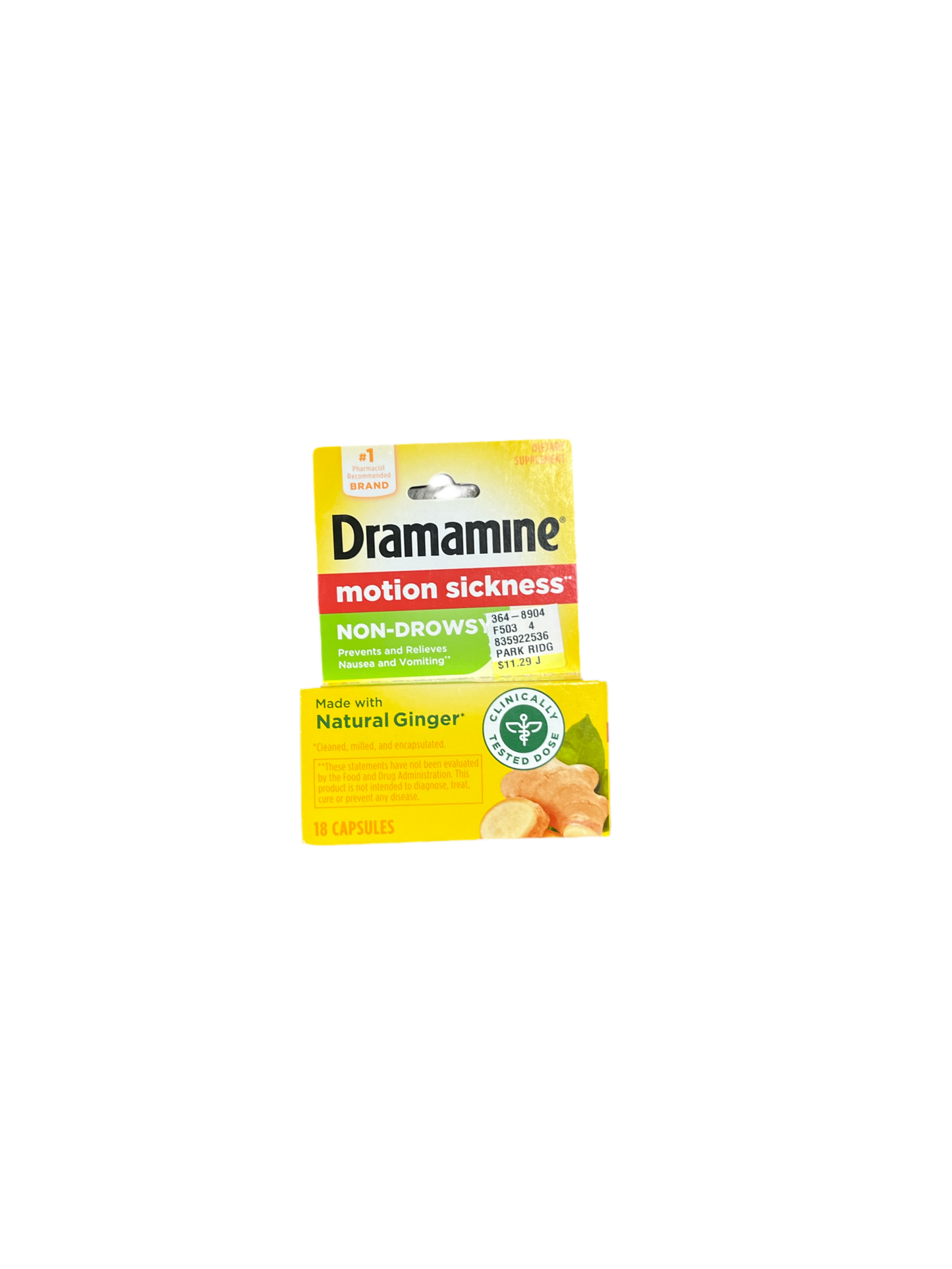 Dramamine Motion Sickness,Non Drowsy