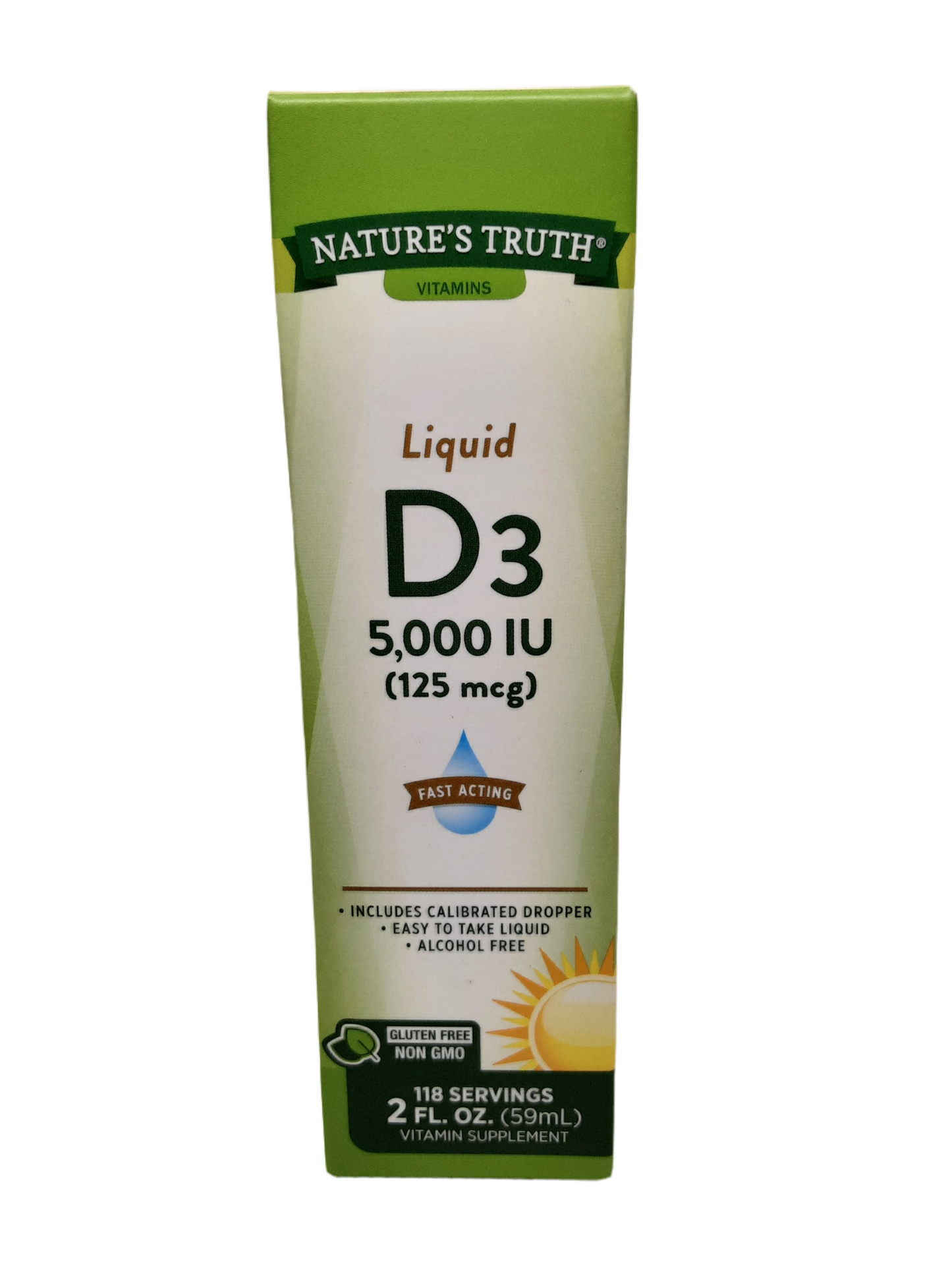 Nature's truth vitamins D3 liquid