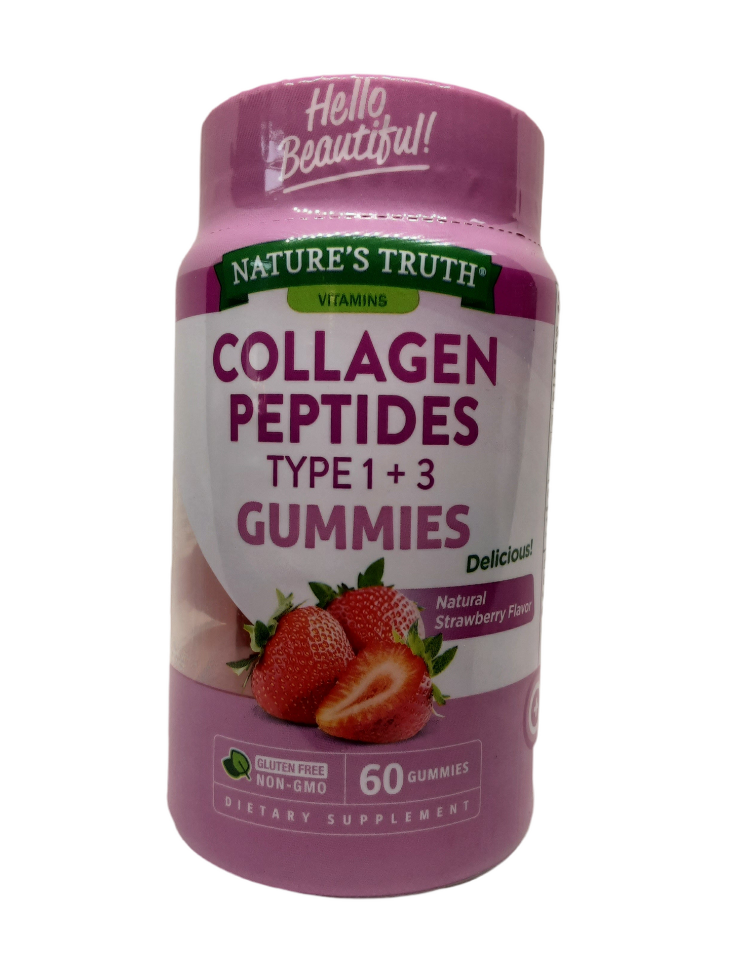 Nature's Truth Vitamins Collagen Peptides Type 1+3 Gummies