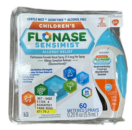 Childrens Flonase Sensimist Allergy Relief