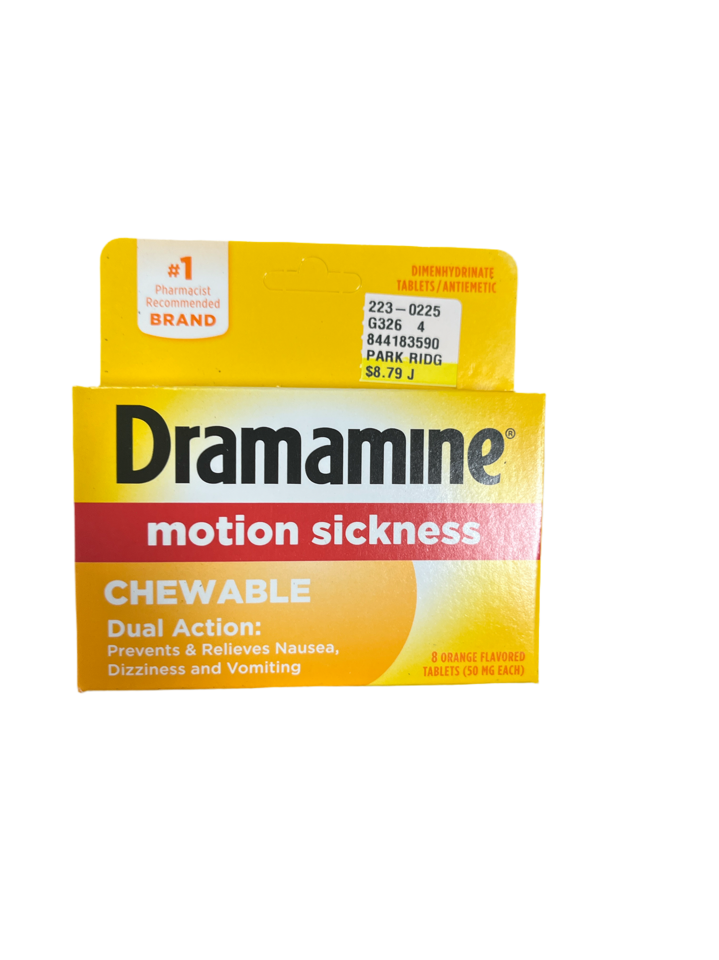 Dramamine Chewable Motion Sickness