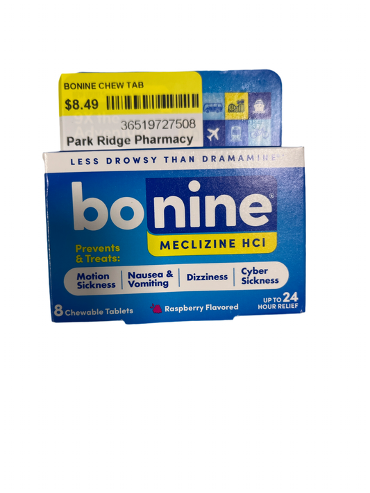 Bonine Meclizine HCL