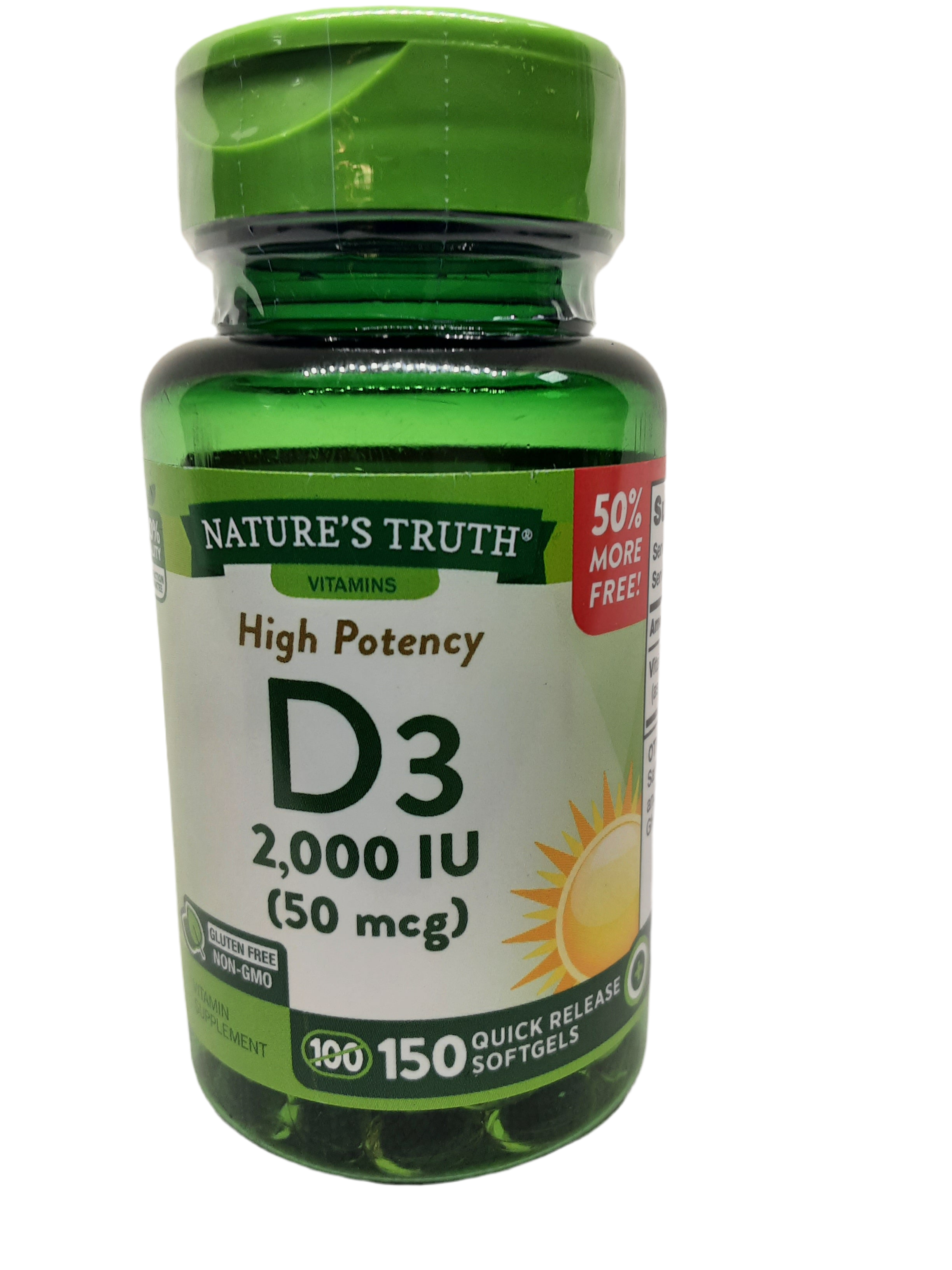 Nature's Truth Vitamin High Potency D3