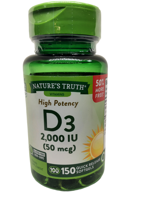 Nature's Truth Vitamin High Potency D3