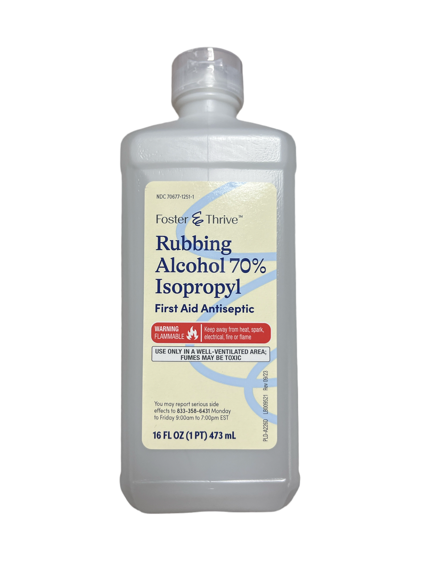 Foster and Thrive Rubbing Alcohol 70% Isopropyl ￼