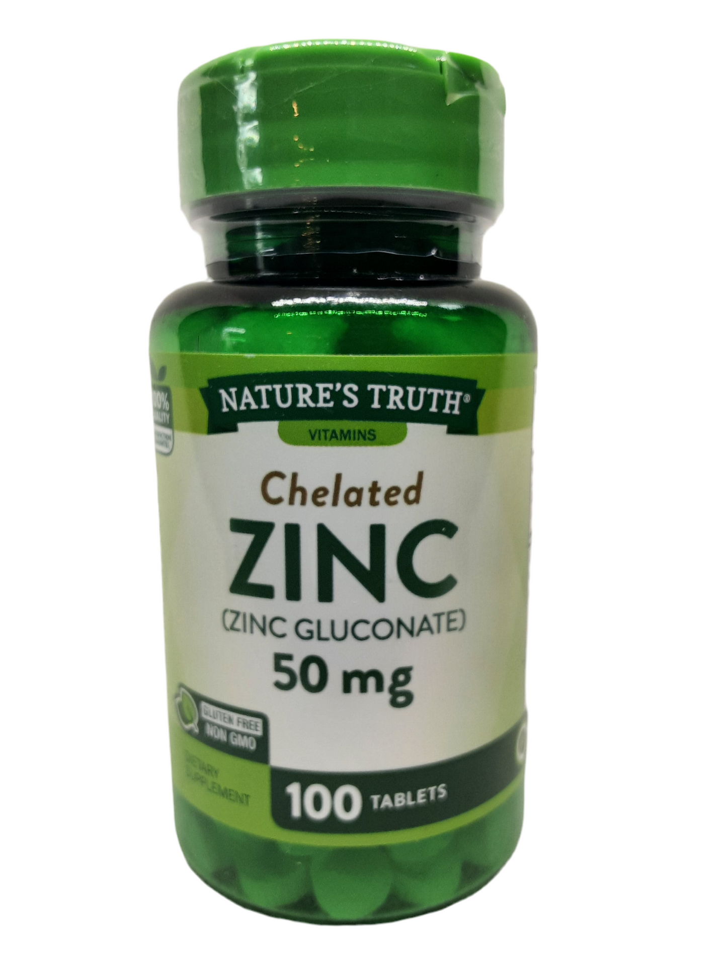 Nature’s Truth Chelated Zinc (Zinc Gluconate)