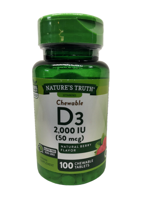 Nature's Truth and Vitamins D3 Chewable