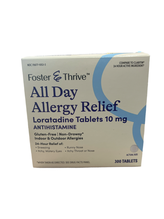 Foster & Thrive All Day Allergy Relief-300 tablets