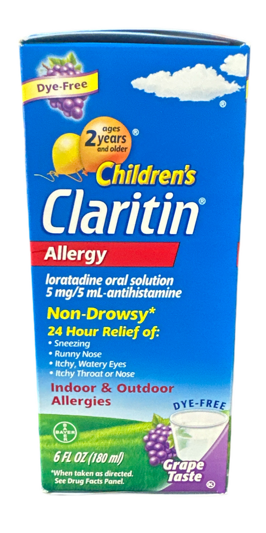 Grape Childrens Claritin Allergy Relief