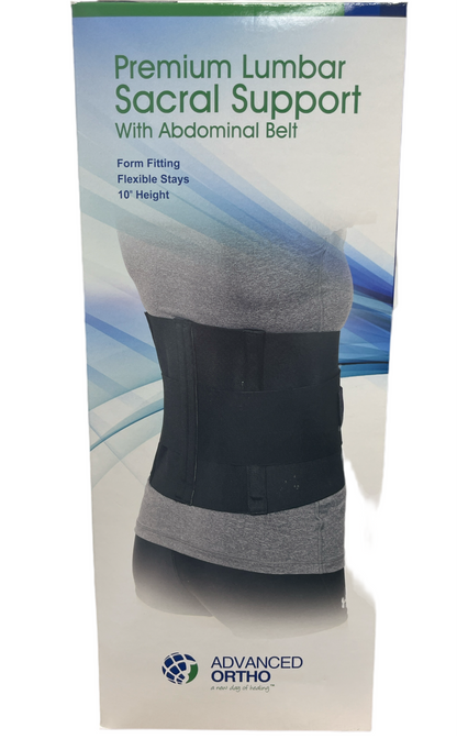 Advanced Ortho Premium Lumbar Sacral Support with Abdominal Belt