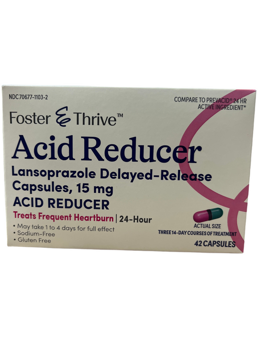 Foster and Thrive Acid Reducers