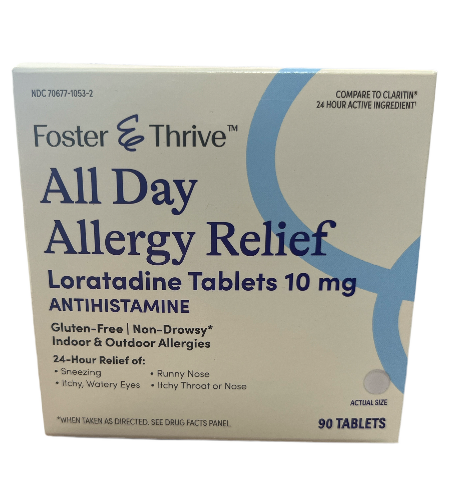 Foster & Thrive All Day Allergy Relief-90 tablets