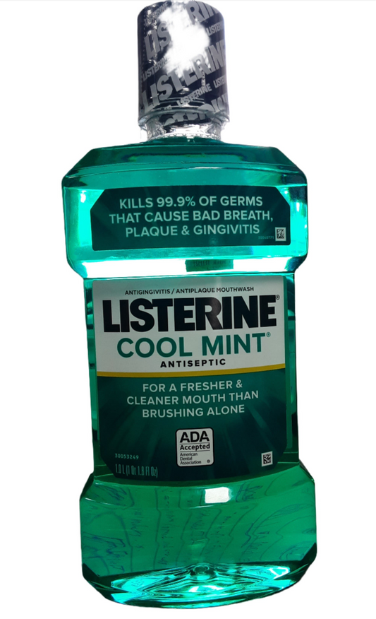 Listerine Cool Mint Mouthwash, Cool Mint Antiseptic