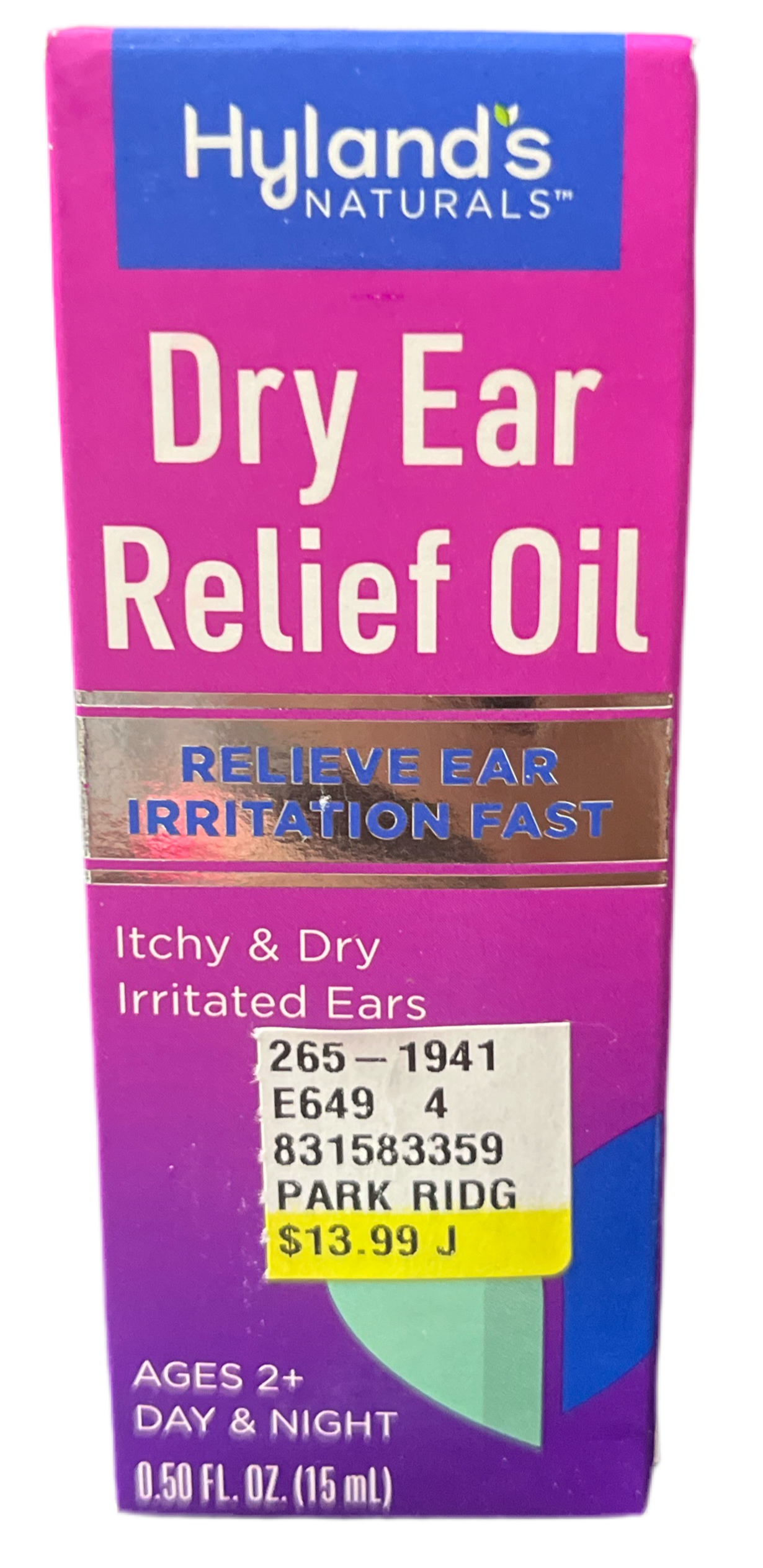 Hyland’s Dry Ear Relief Oil