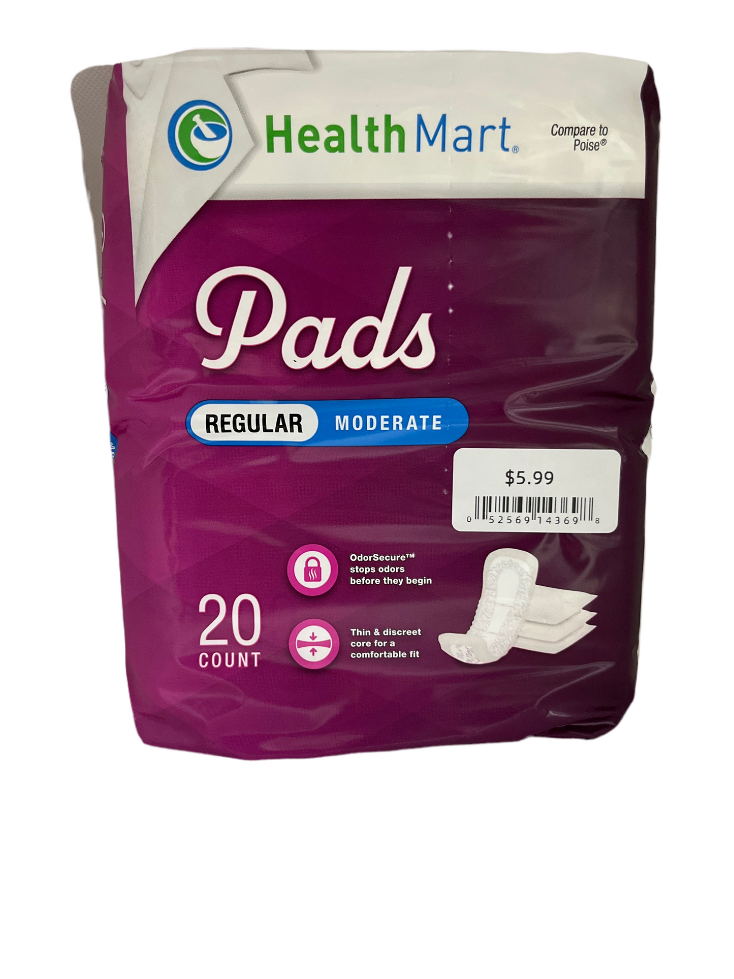 HealthMart Pads Regular Moderate