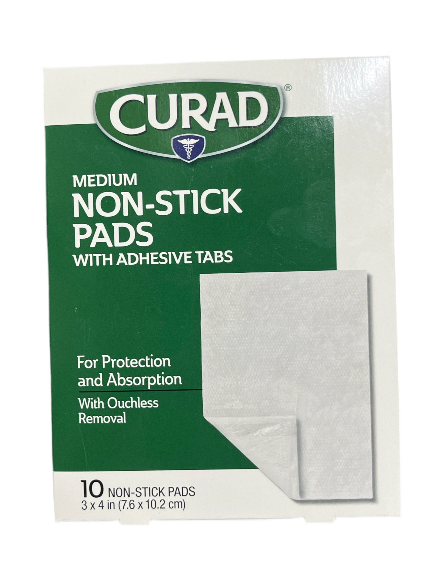 Correct Medium non-stick Pads with Adhesive Tabs