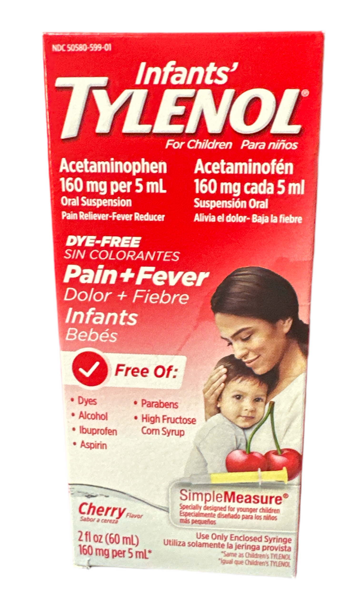 Cherry Infants Tylenol Pain+Fever Reliever