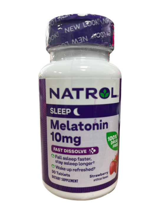 Natrol Sleep Melatonin-Strawberry Flavor