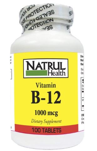 Natrul Health Vitamin B-12 1000 mcg