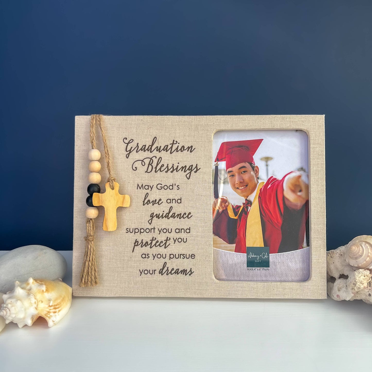 Graduation Blessings Fabric Frame