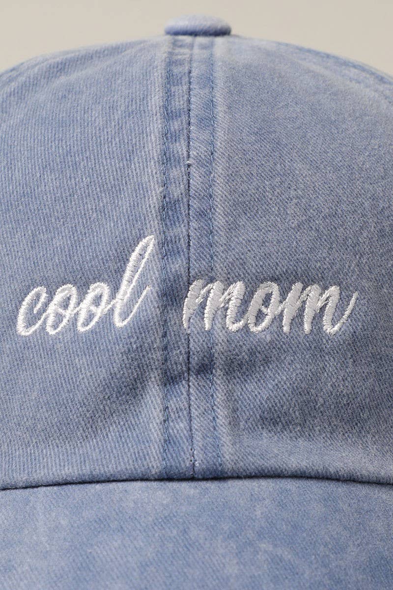 Cool mom Embroidery Baseball Cap