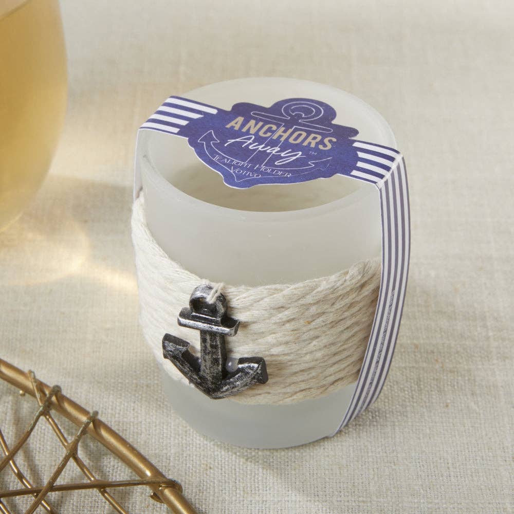 Anchors Away Rope Tea Light Holder