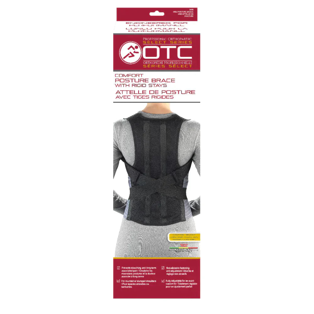 Comfort Posture Brace With Rigid Stays